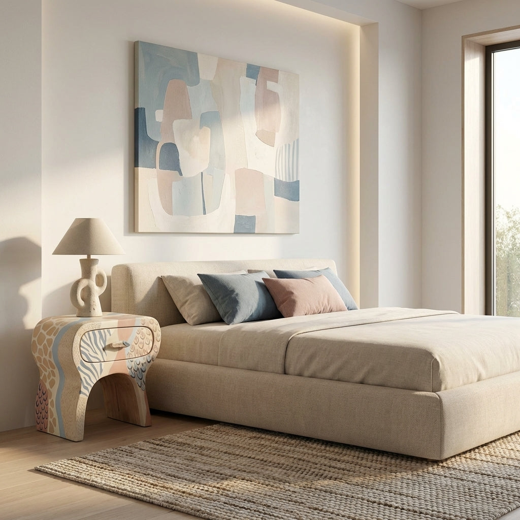 AVERONIX Sculptural Bedside Table