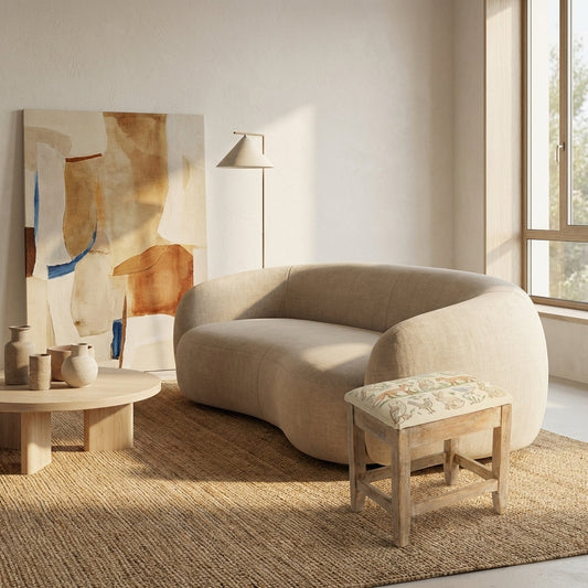 AVERONIX Handcrafted Wooden Stool